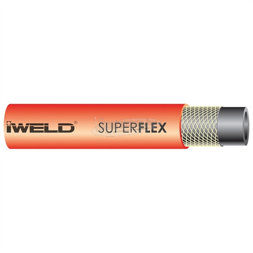 IWELD SUPERFLEX acetilén tömlő 9.0x3.5mm 30SPRFLEXAC9