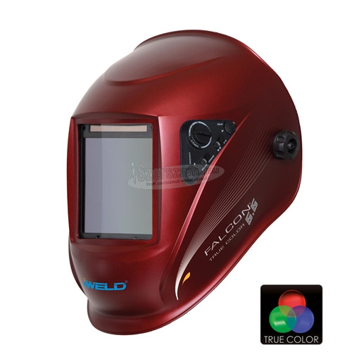 IWELD Falcon 5.5 automata hegesztő fejpajzs (burgundi-metál) 8FALCN55TCRED