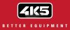 4K5 TOOLS Univerzális olló Balkezes, Jobbkezes Fekete/piros szögletes forma 600.501A