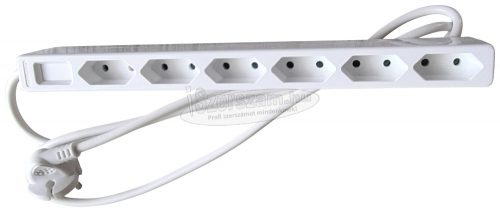AS SCHWABE Hálózati elosztó 1,4m 6 dugalj H05VV-F 2X 1 mm² IP20 11315