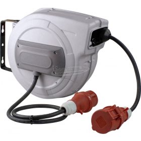   AS SCHWABE Kábel letekercselő 10m H07RN-F 5G 2,5 mm² CEE dugó, 16 A, 5 pólusú 12649