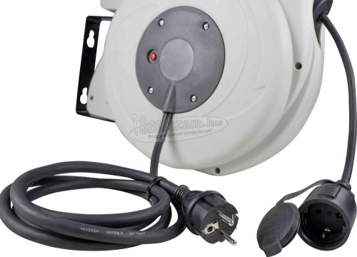 AS SCHWABE Fali kábeldob 10m H07RN-F 3G 1,5 mm² Védőérintkezős dugó IP44 12646