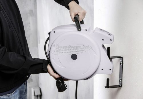 AS SCHWABE Fali kábeldob 10m H07RN-F 3G 1,5 mm² Védőérintkezős dugó IP44 12646