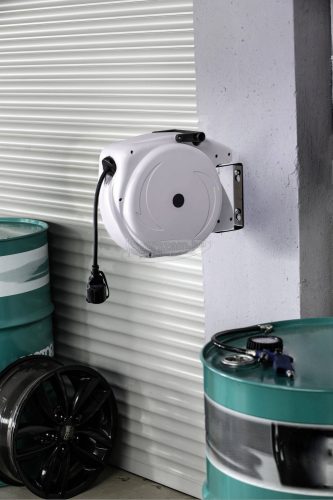 AS SCHWABE Fali kábeldob 10m H07RN-F 3G 1,5 mm² Védőérintkezős dugó IP44 12646