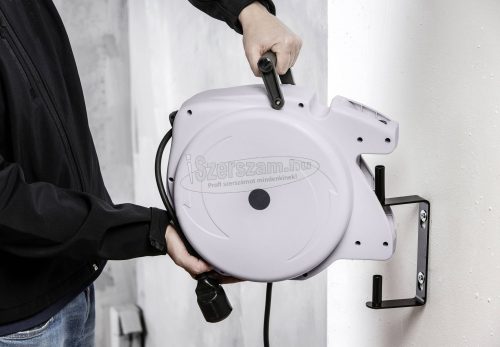 AS SCHWABE Fali kábeldob 20m H05VV-F 3G 1,5 mm² Védőérintkezős dugó IP20 12645