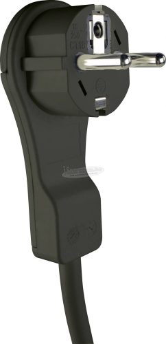 AS SCHWABE Elosztó kapcsolóval 2m 5 dugalj H05VV-F 3G 1,5 mm² Védőérintkezős 11394