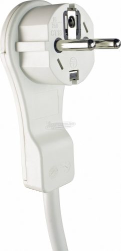 AS SCHWABE Elosztó kapcsolóval 2m 5 dugalj H05VV-F 3G 1,5 mm² Védőérintkezős 11393