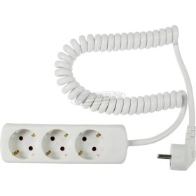   AS SCHWABE Hálózati elosztó 2,5m 3 dugalj H05VV-F 3G 1,5 mm² Védőérintkezős IP20 11431