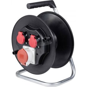   AS SCHWABE Üres kábeldob 25m kábelhez 3 dugalj 285mm IP44 műanyag 10150