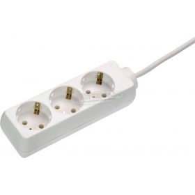   AS SCHWABE Hálózati elosztó 1,4m 3 dugalj H05VV-F 3G 1,5 mm² Védőérintkezős IP20 13911