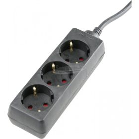   AS SCHWABE Hálózati elosztó 3m 3 dugalj H05VV-F 3G 1,5 mm² Védőérintkezős IP20 11332