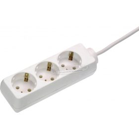   AS SCHWABE Hálózati elosztó 3m 3 dugalj H05VV-F 3G 1,5 mm² Védőérintkezős IP20 11331