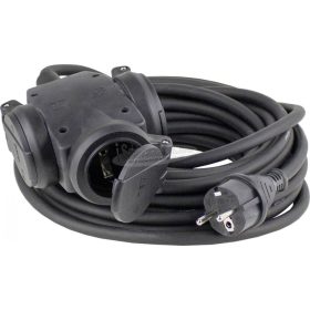   AS SCHWABE Áram Hosszabbítókábel 5m H07RN-F 3G 2,5 mm² IP44 60445