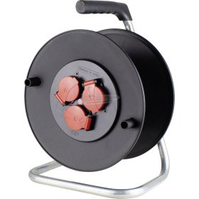   AS SCHWABE Üres kábeldob 40m kábelhez 3 dugalj 285mm IP44 műanyag 10120