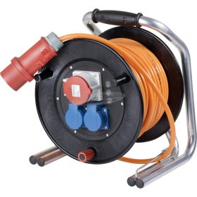   AS SCHWABE Kábeldob 30m 3 dugalj H07BQ-F 5G 2,5 mm² CEE dugó, 16A, 5 pólusú IP44 20753