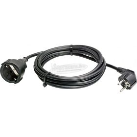   AS SCHWABE Áram Hosszabbítókábel 5m H05VV-F 3G 1,5 mm² IP20 50512