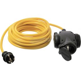   AS Schwabe Áram Hosszabbítókábel 16A 10m AT-N07V3V3-F 3G 2,5 mm² 61453