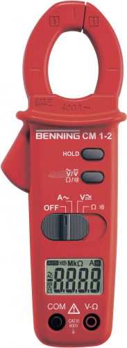 BENNING AC váltóáramú lakatfogó multiméter 400A/AC Benning CM 1-2