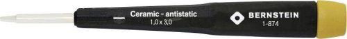 BERNSTEIN Hangoló csavarhúzó, beállító csavarhúzó kerámia pengével, kereszt 2,4x0,8x110mm 1-867