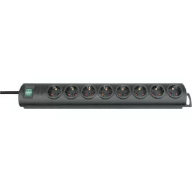   BRENNENSTUHL elosztó kapcsolóval 2m 8dugalj H05VV-F 3G 1,5 mm² IP20 1153300128