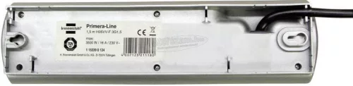BRENNENSTUHL Hálózati elosztó  2 kapcsolóval 2m 10dugalj  H05VV-F 3G1,5 mm² IP20 1153390120