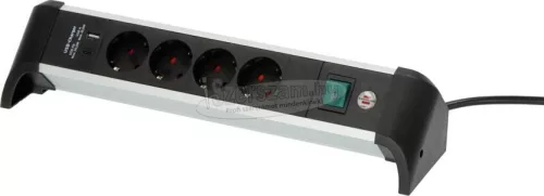 BRENNENSTUHL Elosztó kapcsolóval 4dugalj 1,8m H05VV-F 3G 1,5 mm² IP20 1391040420