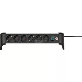   BRENNENSTUHL Elosztó kapcsolóval 6dugalj 3m H05VV-F 3G 1,5 mm² IP20 1391040600