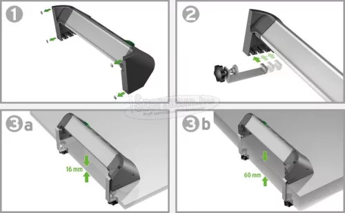 BRENNENSTUHL Elosztó kapcsolóval 6dugalj 3m H05VV-F 3G 1,5 mm² IP20 1391040600