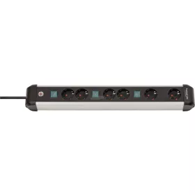   BRENNENSTUHL Elosztó kapcsolóval 6dugalj 3m H05VV-F 3G 1,5 mm² IP20 1391030601