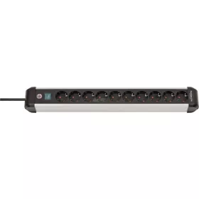   BRENNENSTUHL Elosztó kapcsolóval 10dugalj 3m H05VV-F 3G 1,5 mm² IP20 1391030000