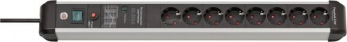 BRENNENSTUHL túláramvédelmi elosztósor 8dugalj 3m H05VV-F 3G1,5 IP20 Premium-Protect-Line 60000A 1391010800