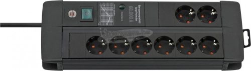 BRENNENSTUHL túlfeszültség elleni elosztó 8dugalj 3m H05VV-F 3G1,5 IP20 Premium-Line 60000A 1256000698