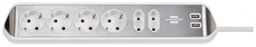 BRENNENSTUHL elosztó 2m 10dugalj H05VV-F 3G 1,5 mm² IP20 1153590620