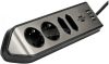 BRENNENSTUHL sarokdugószalag 2 védő érintkező, 2 Euro + 2 USB 2m H05VV-F 3G1,5 IP20 1153590410