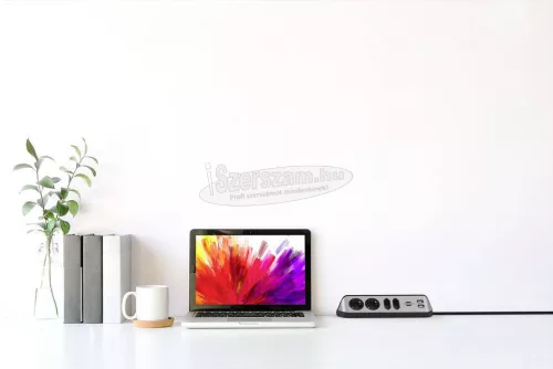 BRENNENSTUHL sarokdugószalag 2 védő érintkező, 2 Euro + 2 USB 2m H05VV-F 3G1,5 IP20 1153590410