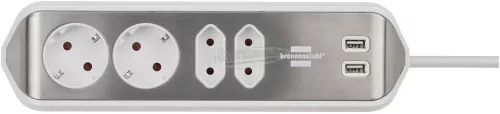 BRENNENSTUHL sarokdugószalag 2m 4dugalj H05VV-F 3G1,5 IP20 1153590420