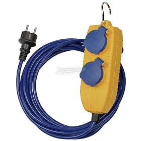   BRENNENSTUHL Áram Hosszabbítókábel 2dugalj 5m AT-N05V3V3-F 3G 1,5 mm² IP54 BREMAXX 1161750020