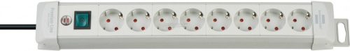 BRENNENSTUHL Elosztó kapcsolóval 8dugalj 3m H05VV-F 3G 1,5 mm² IP20 1955580100