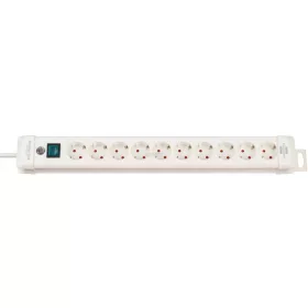   BRENNENSTUHL Elosztó kapcsolóval 10dugalj 3m H05VV-F 3G 1,5 mm² IP20 1952200100