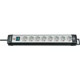   BRENNENSTUHL Elosztó kapcsolóval 8dugalj 3m H05VV-F 3G 1,5 mm² IP20 1951580100