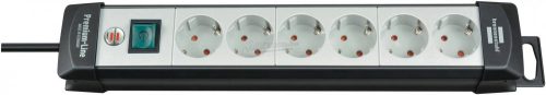 BRENNENSTUHL Elosztó kapcsolóval 6dugalj 3m H05VV-F 3G 1,5 mm² IP20 1951560100