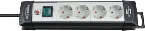 BRENNENSTUHL Elosztó kapcsolóval 4dugalj 5m H05VV-F 3G 1,5 mm² IP20 1951540101