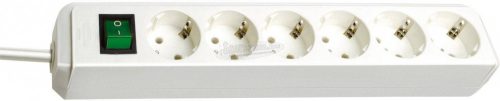 BRENNENSTUHL Elosztó kapcsolóval 3m 6dugalj H05VV-F 3G 1,5 mm² IP20 Eco-Line 1159520400