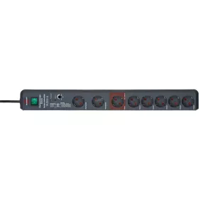   BRENNENSTUHL elosztó 8dugalj 3m H05VV-F 3G1,5 IP20 túlfeszültség-védelem 19500A Main-Follow Secure-Tec 1159490936