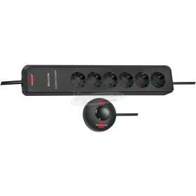   BRENNENSTUHL elosztó 6dugalj 2m H05VV-F 3G1,5 IP20 Eco-Line Comfort Switch 1159450616