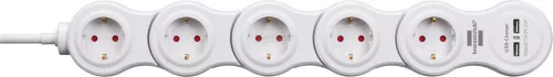 BRENNENSTUHL Elosztó kapcsolóval 1,4m 5dugalj H05VV-F 3G 1,5 mm² IP20 1155350210