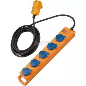   BRENNENSTUHL Elosztó kapcsolóval 3m 5dugalj H07RN-F 3G 1,5 mm² IP54 1159900805