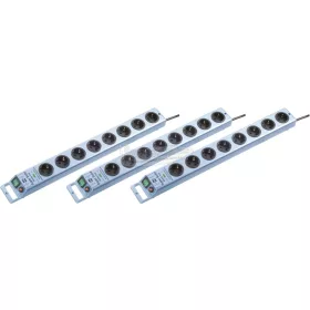   BRENNENSTUHL Túlfeszültség ellen védő elosztó készlet 3 részes 2,5m 8dugalj H05VV-F 3G 1,5 mm² 1153340338-3