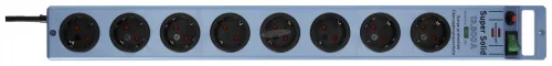 BRENNENSTUHL Túlfeszültség ellen védő elosztó készlet 3 részes 2,5m 8dugalj H05VV-F 3G 1,5 mm² 1153340338-3