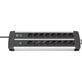   BRENNENSTUHL Elosztó kapcsolóval 16dugalj 3m H03VV-F 3G 1,5 mm² IP20 1391000916